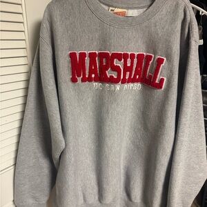 MV Sport Gray Marshall UC San Diego Crewneck Sweater